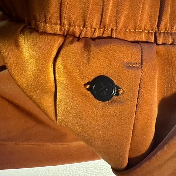 Calia brown jogger hem pants super soft fall harvest size L - Picture 6 of 8